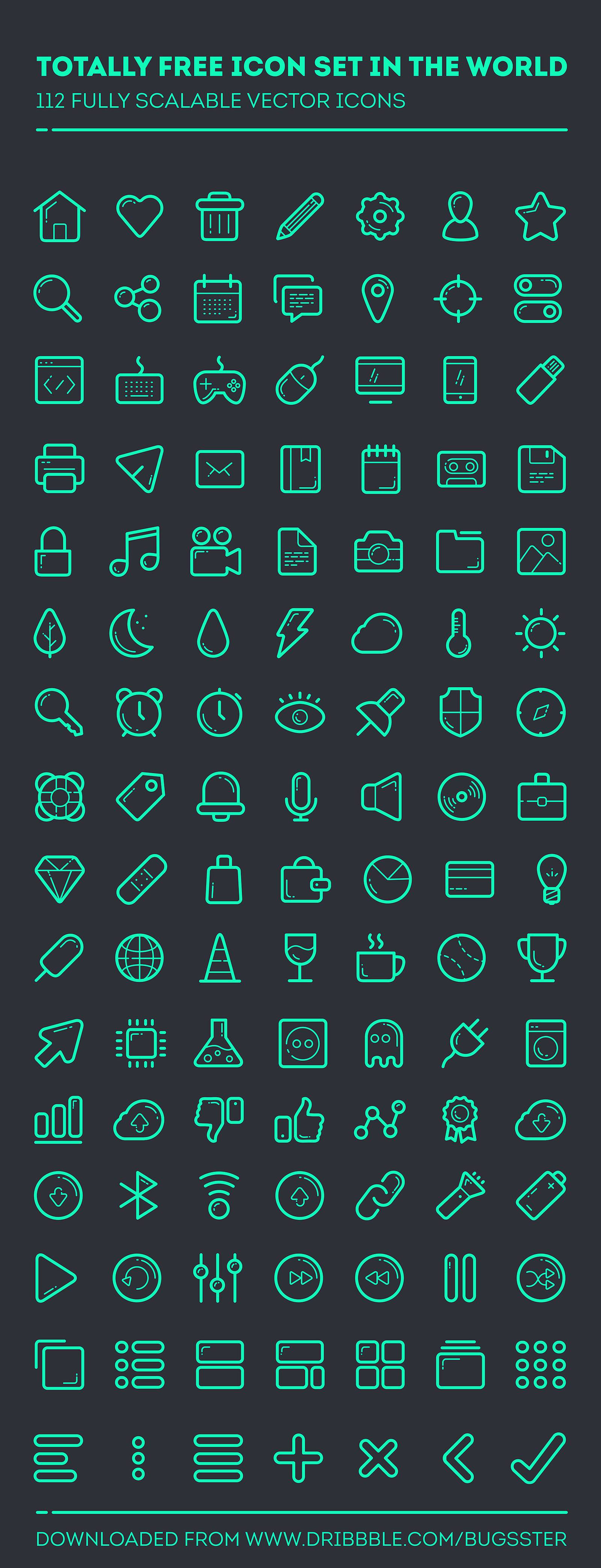 Totally Free Icon Set